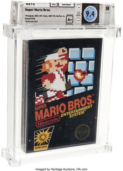 Super mario bros nes box store